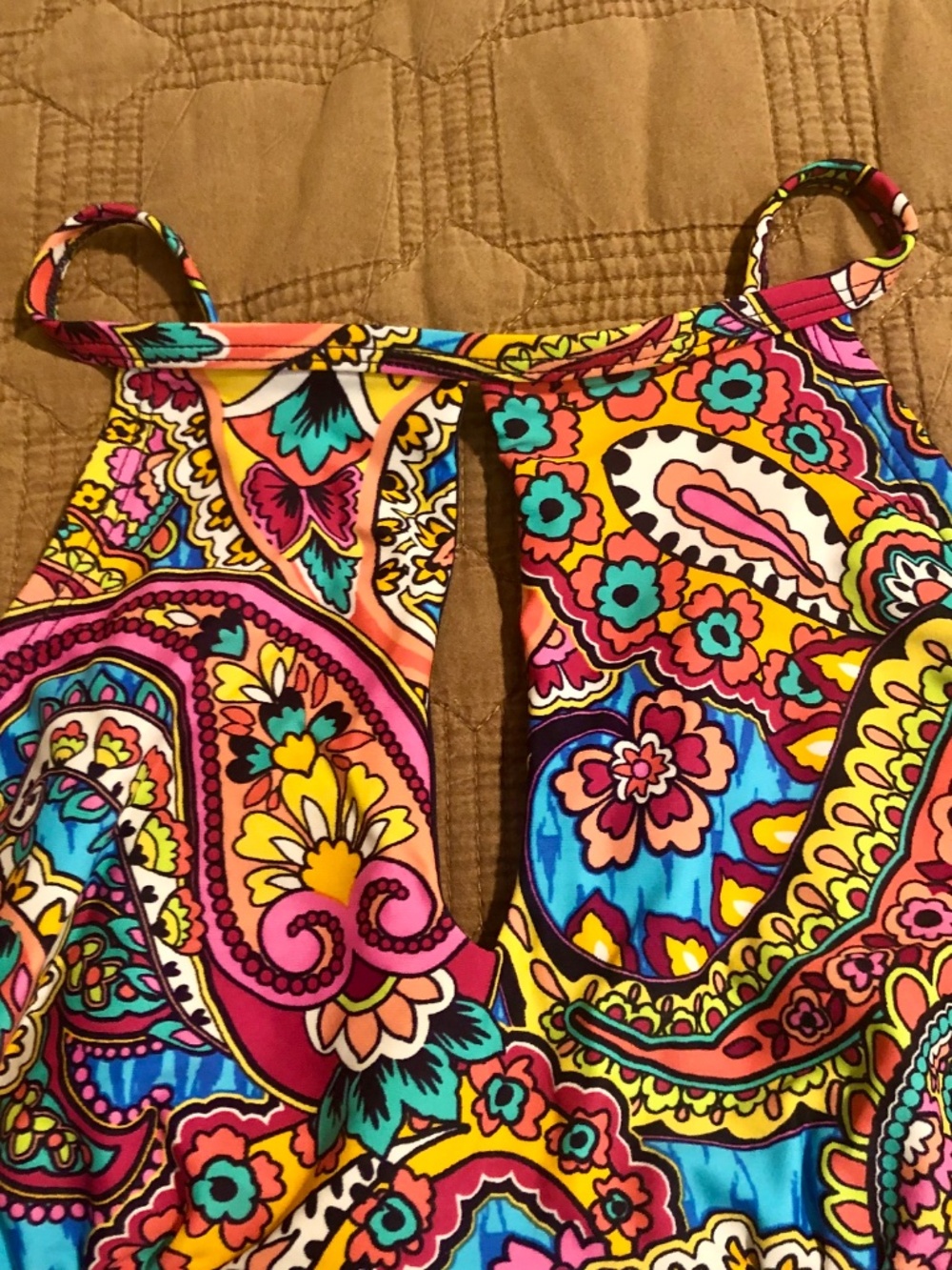 Ellen Tracy Multi-Color Swimsuit - Picture 2 of 6